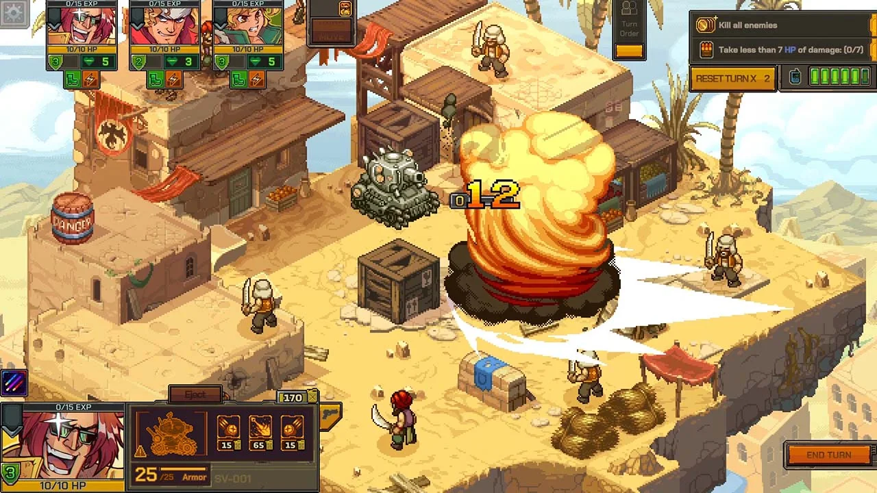 Metal Slug Tactics Gameplay Image - Gamespctorrent.com